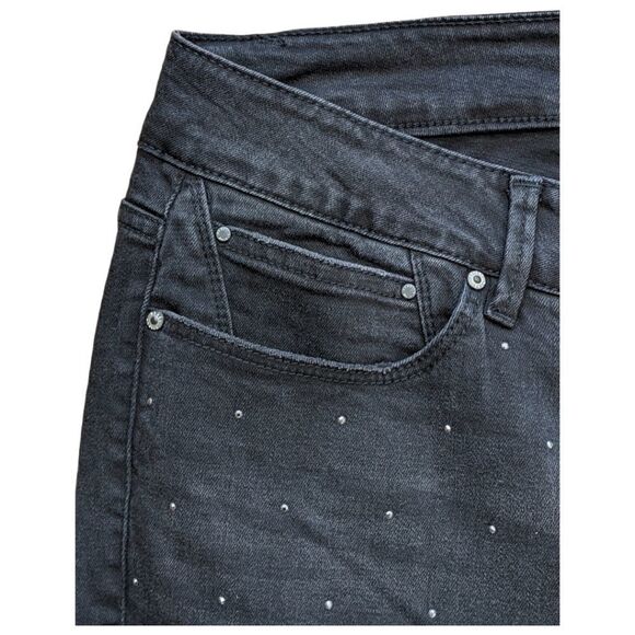 NWT Rebel Wilson x Angels Black The Pin Up Mid Rise Ultra Skinny Jeans Size 18W - Picture 3 of 7